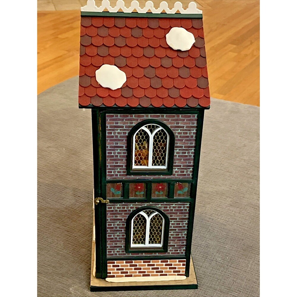 VTG Christmas Wind Up Musical House Lighted Santa Holiday Classics Collection - Picture 3 of 8